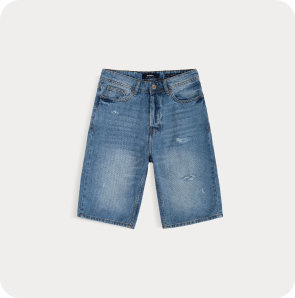 Loose Fit Bermuda Shorts